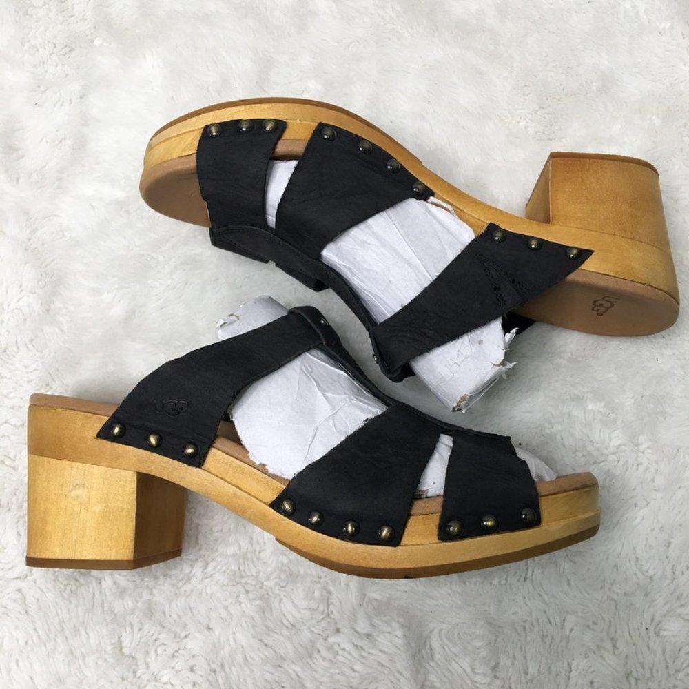 UGG 1013220 Women's Black Jennie T-Strap Slide Sandals Size 10 - Picture 4 of 16